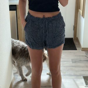 Navy Stripped Shorts